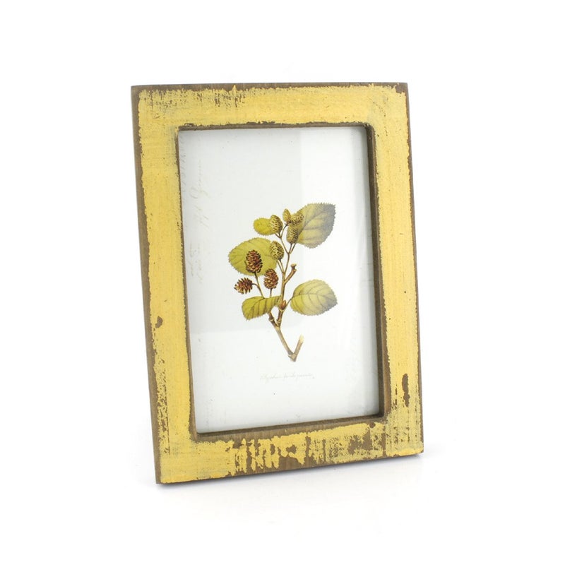 Zhenzan Frames 4x6 Inches Simple Rectangular Desktop Family Picture Photo Frame (Yellow) - Image 2